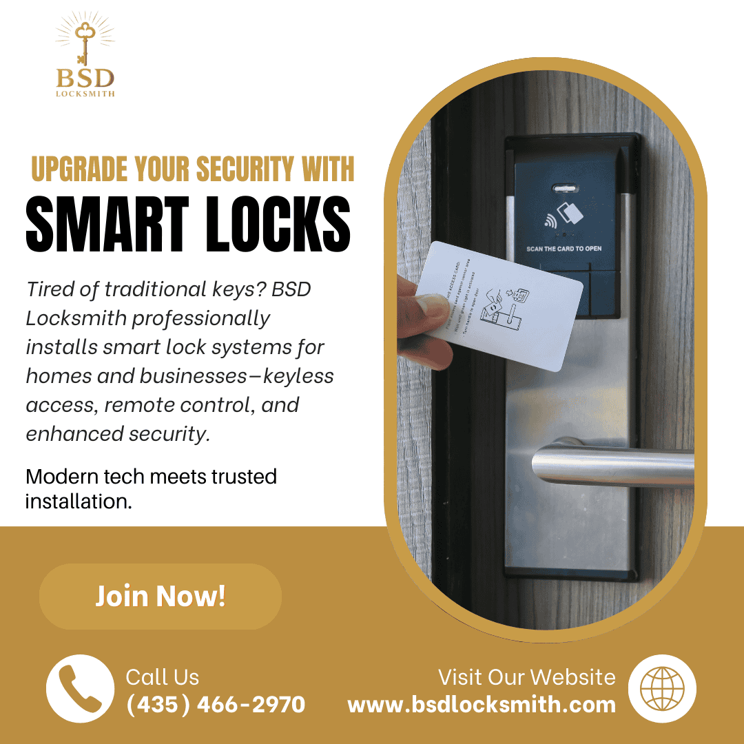 Smart Lock Installation in Cedar City UT