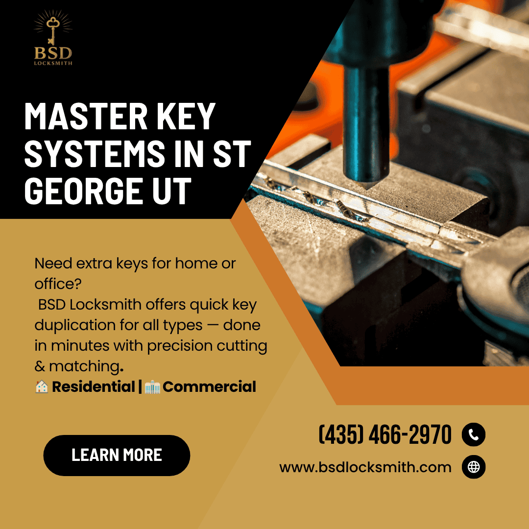 Master Key Systems in St George UT