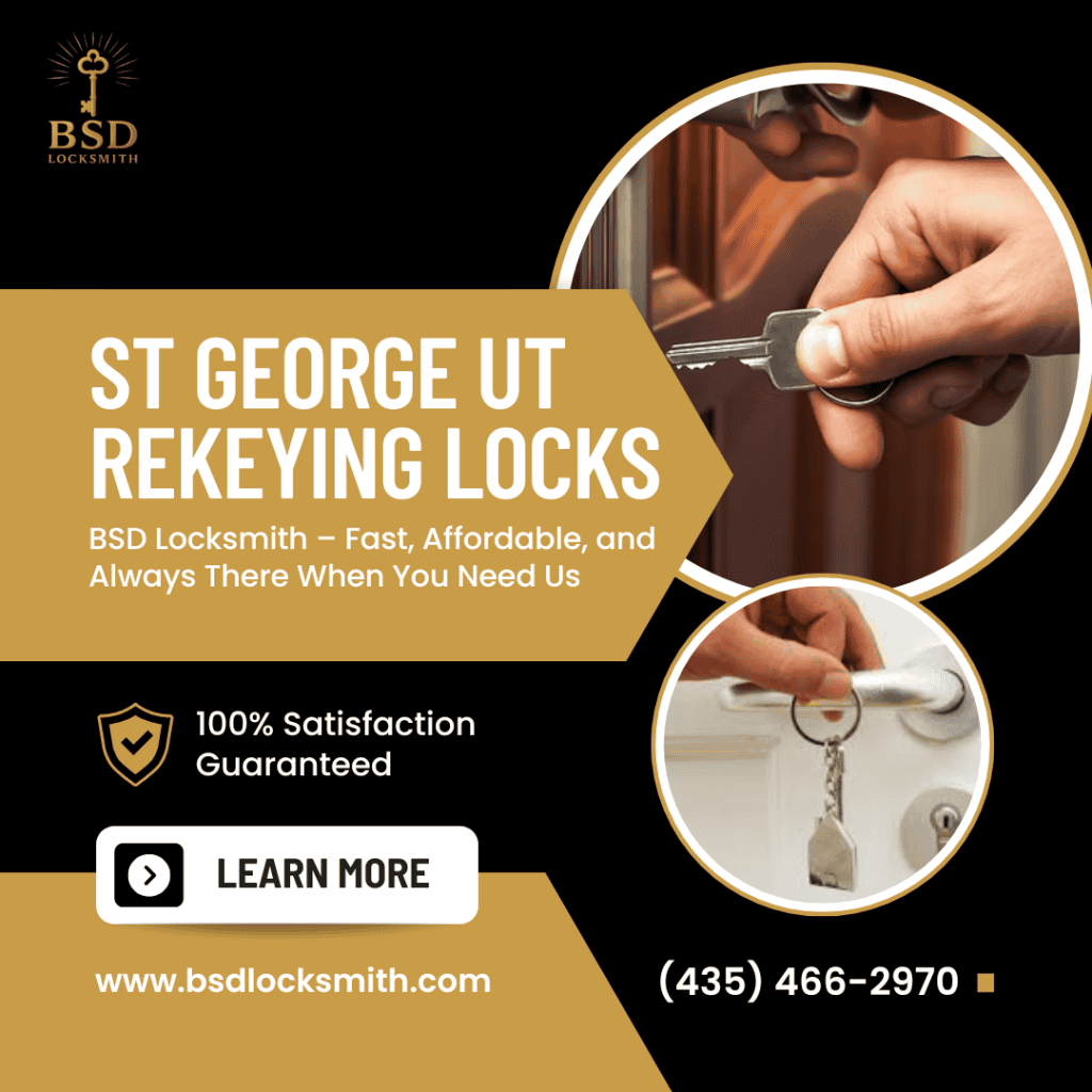 St George UT Rekeying Locks
