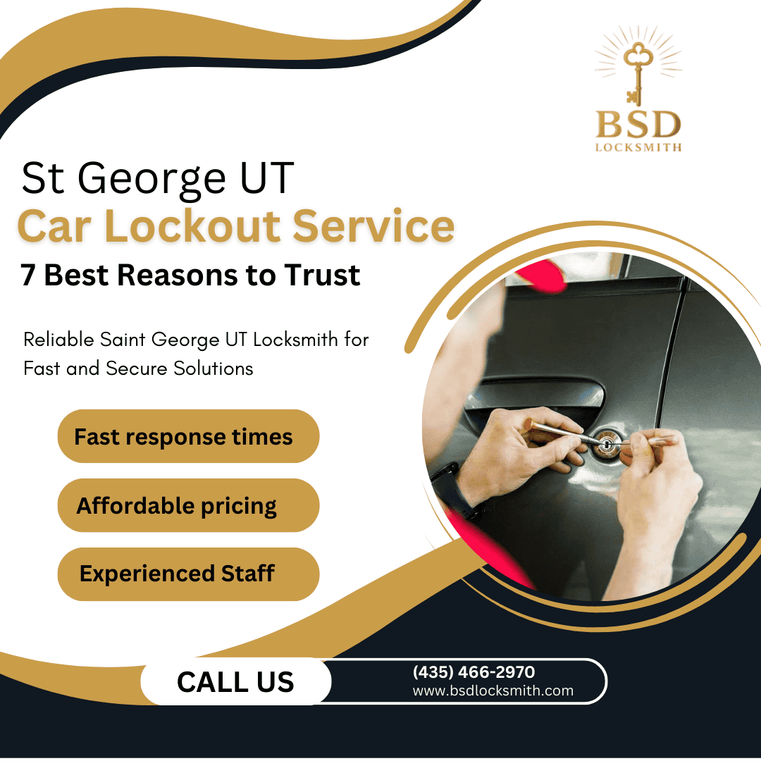St George UT Car Lockout Service